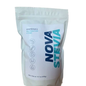 Еритрітол з екстрактом стевії Nova Stevia 400г