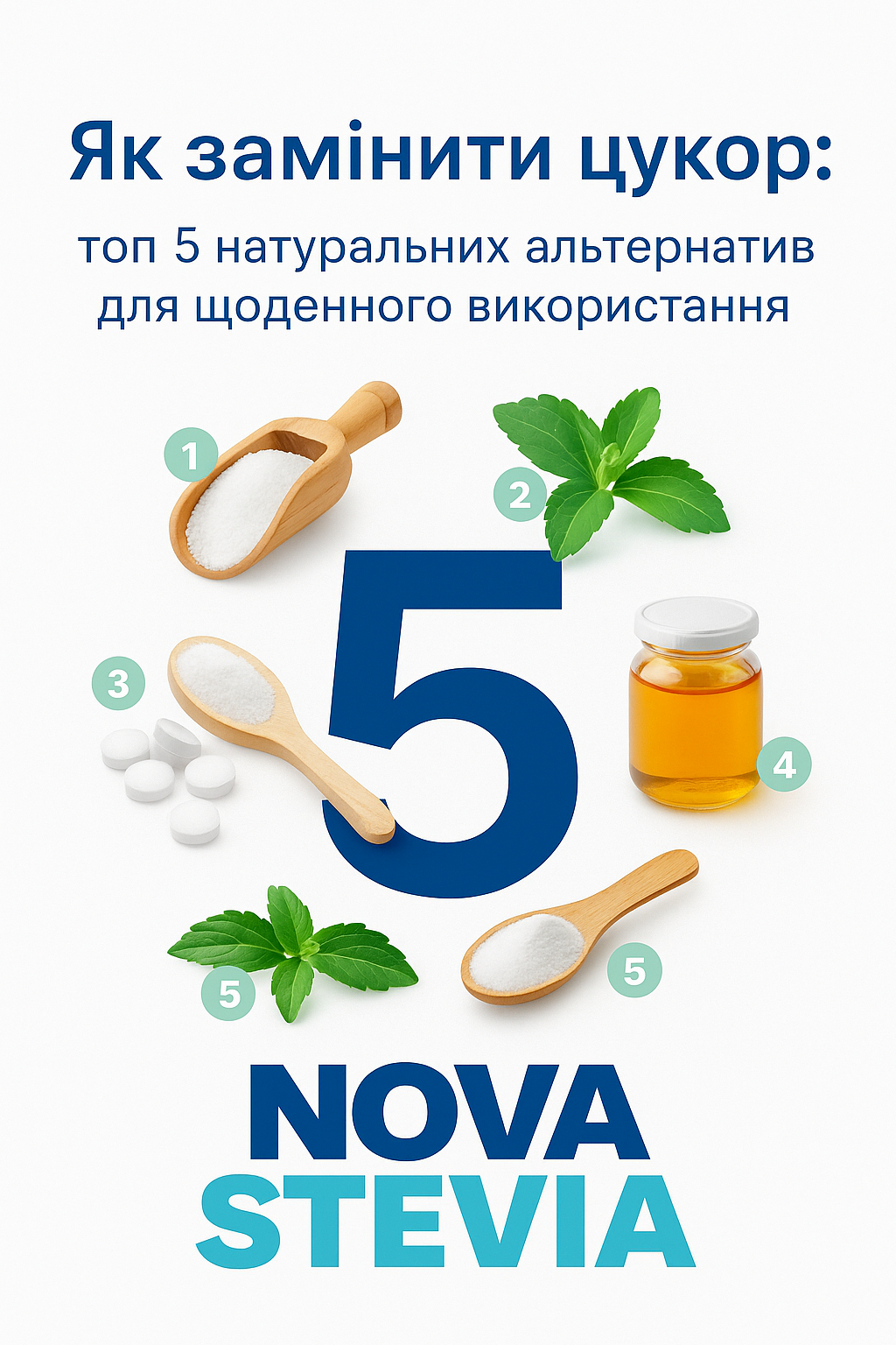 Як замінити цукор: топ 5 натуральних альтернатив для щоденного використання