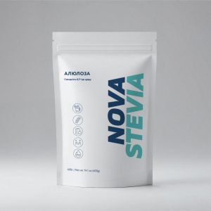 Алюлоза Nova Stevia, натуральний низькокалорійний підсолоджувач (400 г)